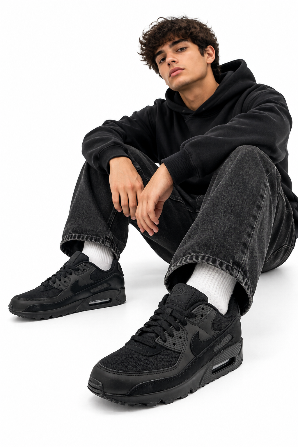 Nike AIR MAX 90 NEGRO NEGRO