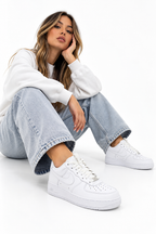 Nike 100 NIKE WMNS AIR FORCE 1 07 BLANCO BLANCO