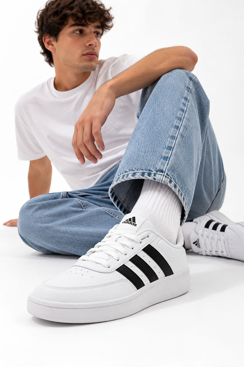 Adidas BREAKNET 2.0 BLANCO NEGRO