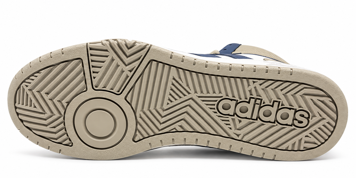 Adidas HOOPS 3.0 MID BCO AZUL CAFÉ