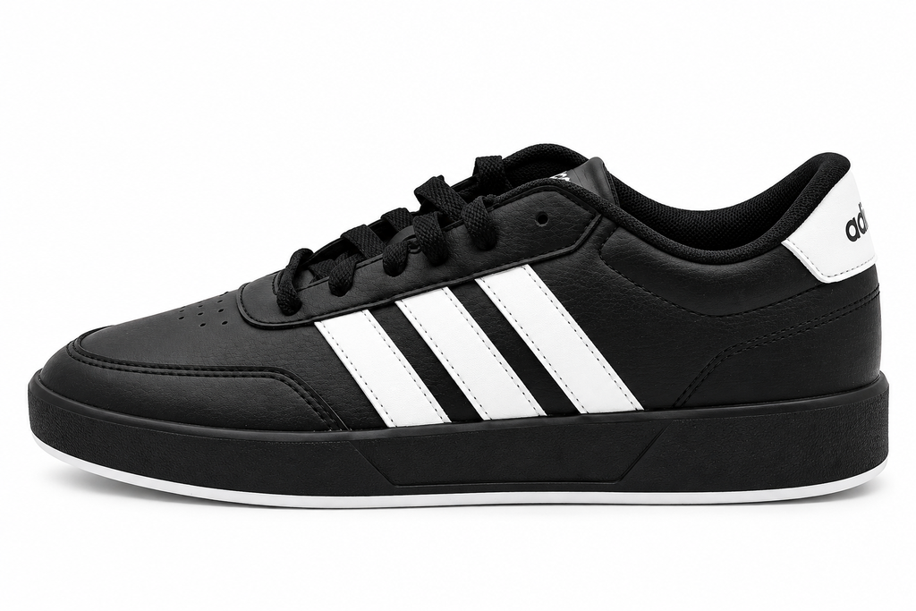 Adidas BREAKNET 3 J NEGRO BLANCO