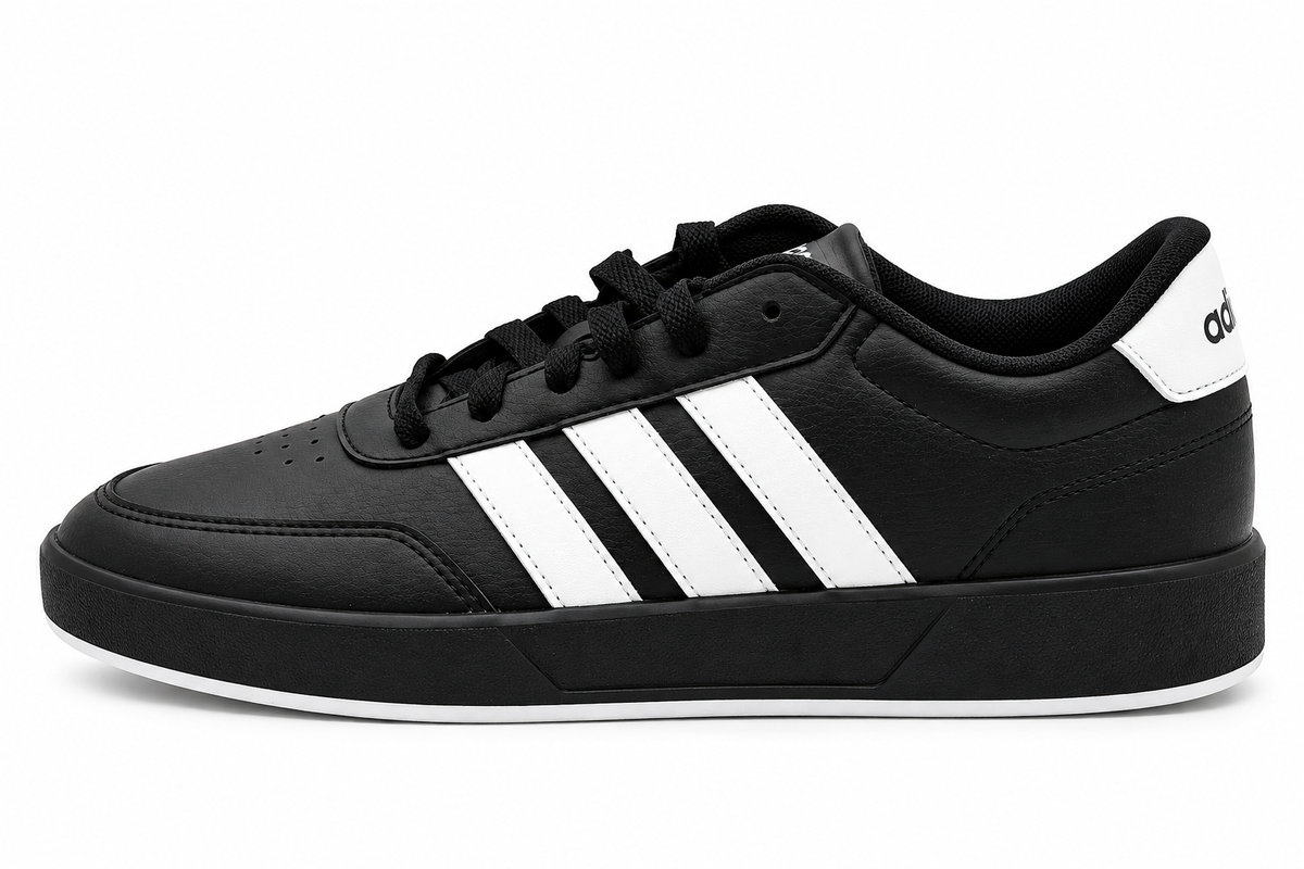 Adidas BREAKNET 3 J NEGRO BLANCO