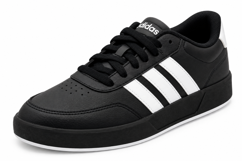 Adidas BREAKNET 3 J NEGRO BLANCO