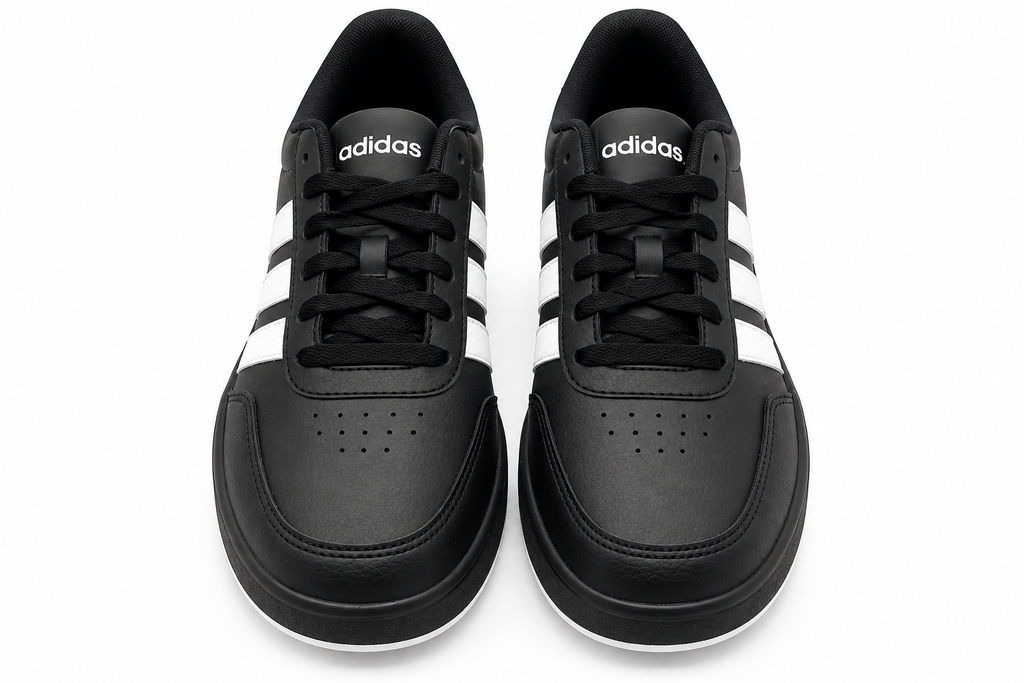 Adidas BREAKNET 3 J NEGRO BLANCO