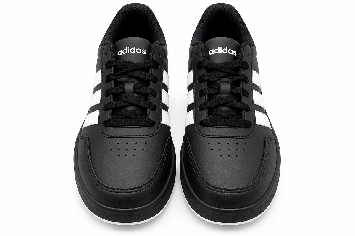 Adidas BREAKNET 3 J NEGRO BLANCO