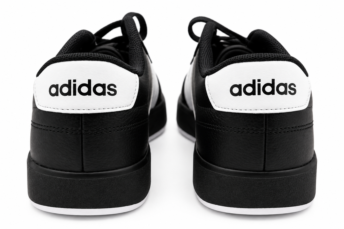 Adidas BREAKNET 3 J NEGRO BLANCO
