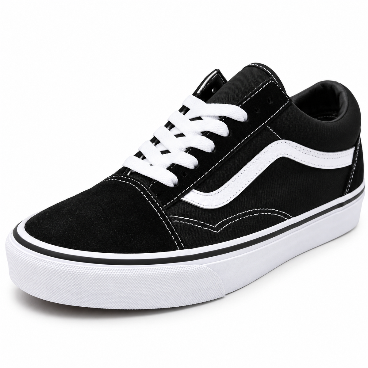 Vans UA OLD SKOOL NEGRO/BLANCO GAMUZA