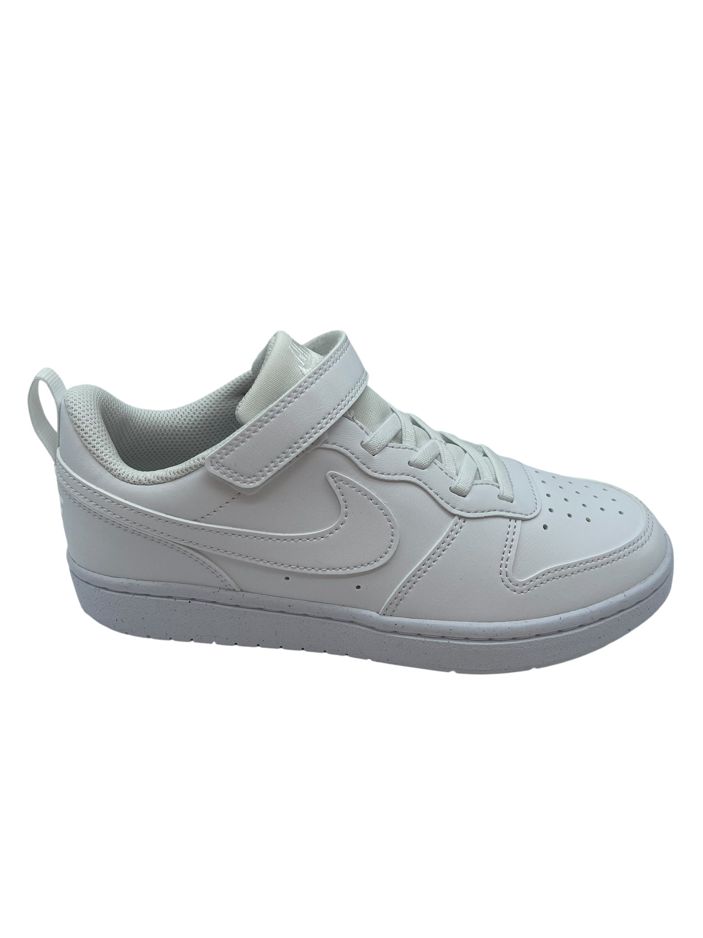 NIKE COURT BOROUGH LOW RECREAFT (PS) WHITE/WHITE