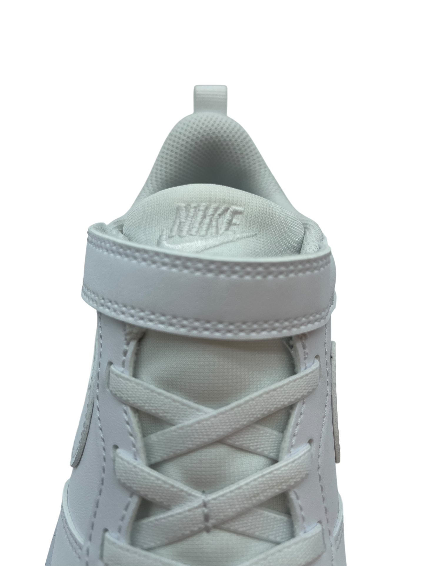 NIKE COURT BOROUGH LOW RECREAFT (PS) WHITE/WHITE