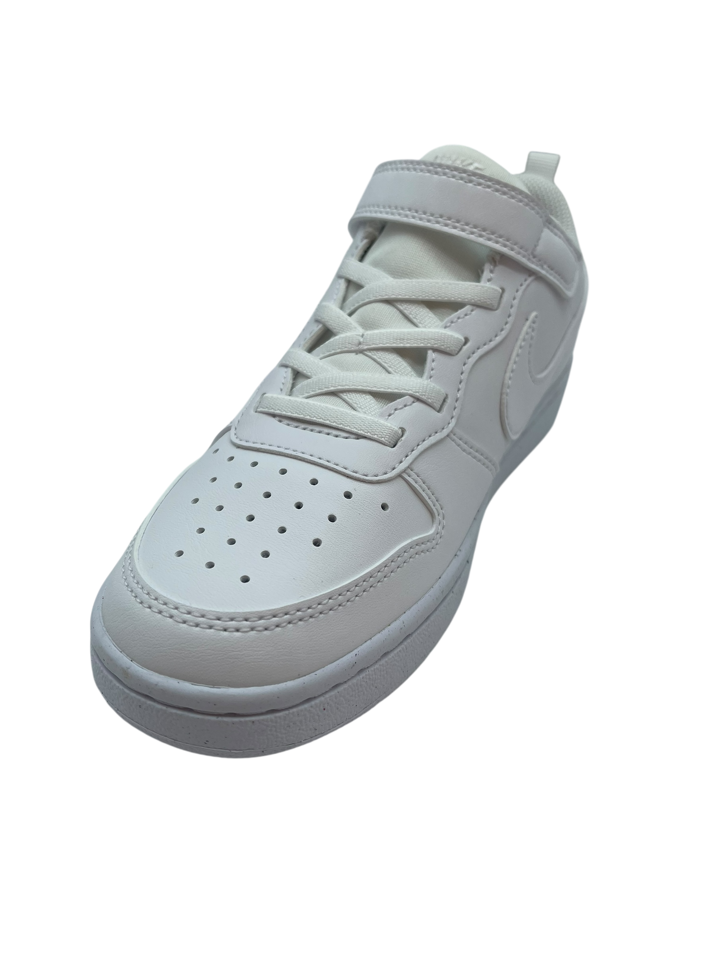 NIKE COURT BOROUGH LOW RECREAFT (PS) WHITE/WHITE